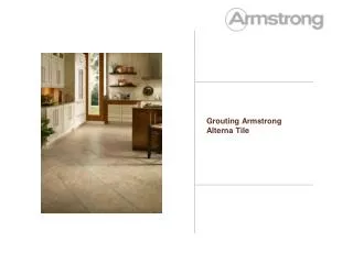 Grouting Armstrong Alterna Tile