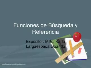 funciones de b squeda y referencia