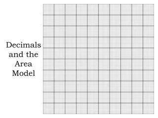 Decimals and the Area Model
