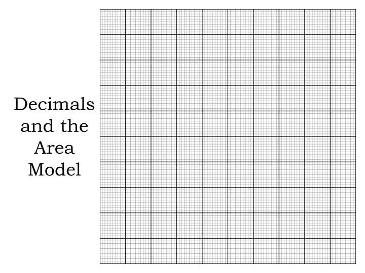 decimals and the area model