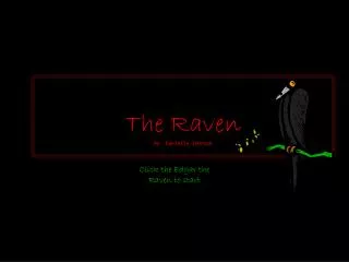 The Raven By: Danielle Johnson