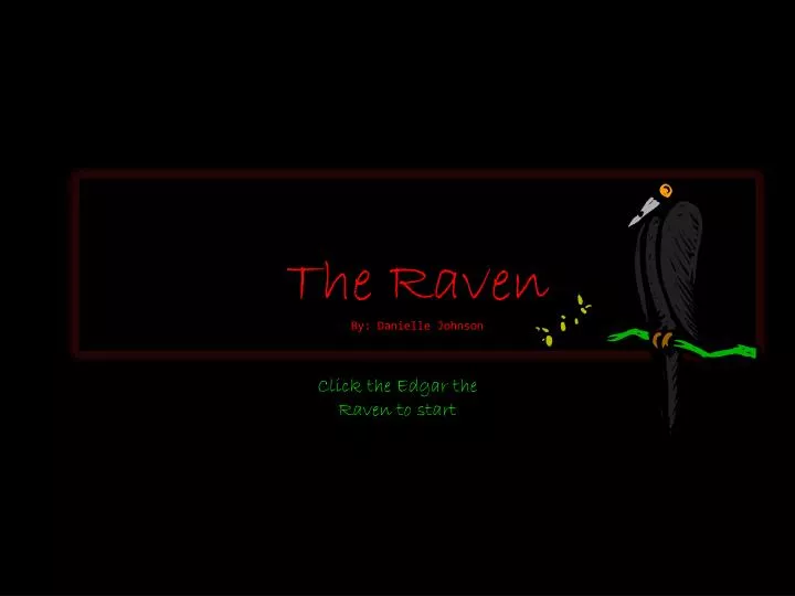 the raven by danielle johnson