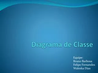 diagrama de classe