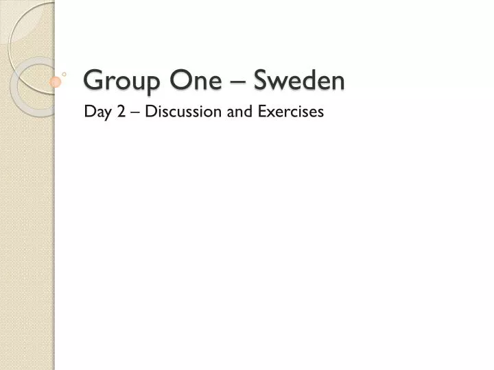 group one sweden