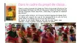 Dans le cadre du projet de classe… - slide 1