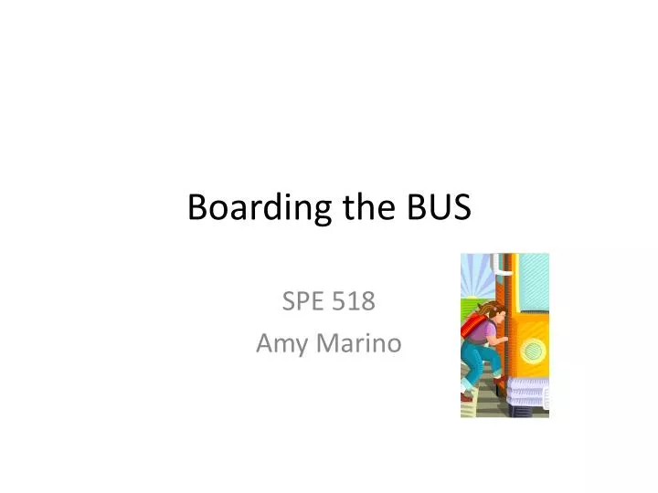 boarding the bus