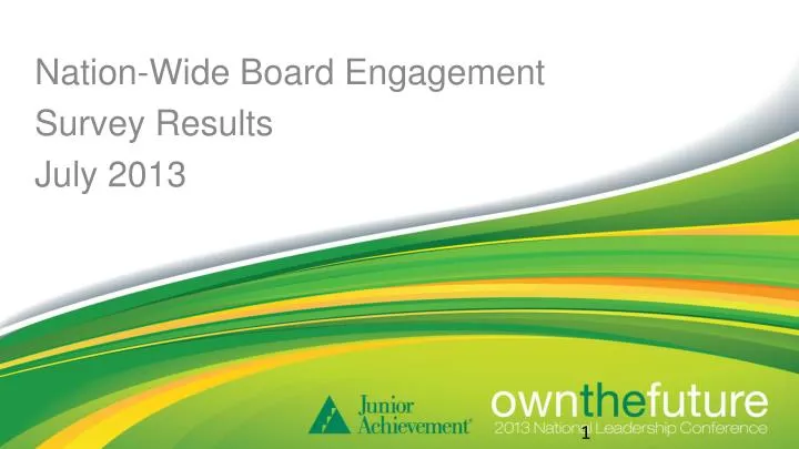 nation wide board engagement survey results july 2013