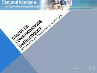 calcul de consommations energetiques