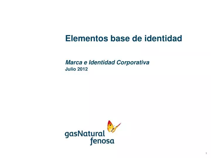 elementos base de identidad