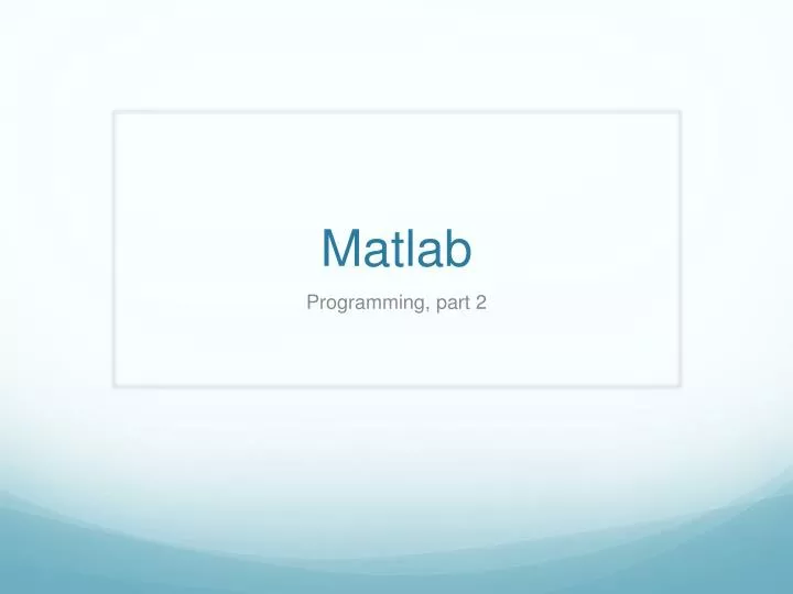 matlab