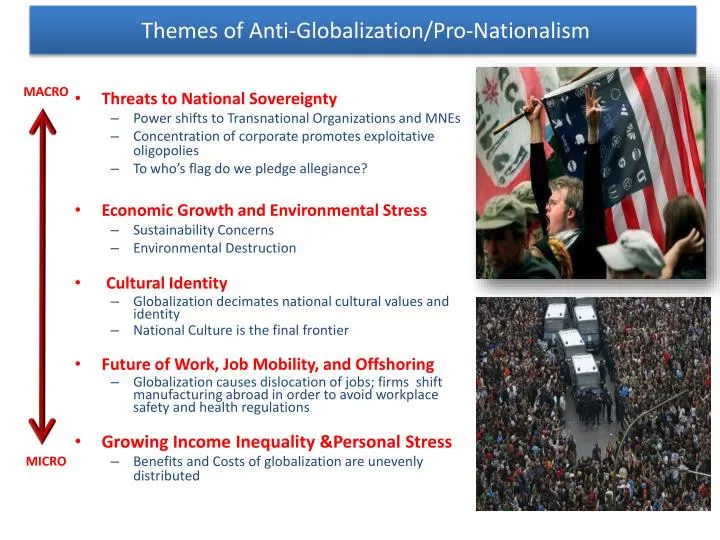 themes of anti globalization pro nationalism