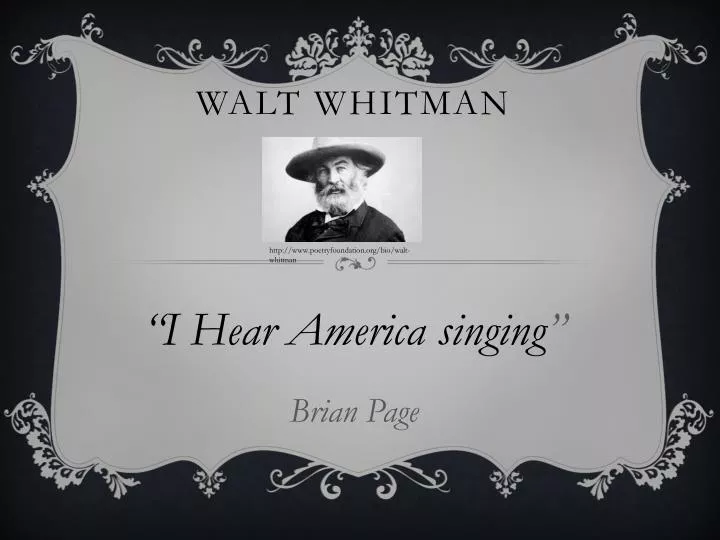 walt whitman