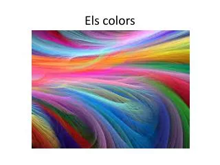 els colors