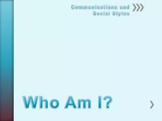 Who Am I?