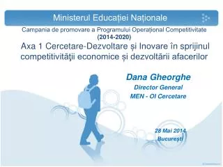 ministerul educa iei na ionale
