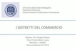 i distretti del commercio