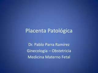 PPT - Complications of The Placenta PowerPoint Presentation, free ...