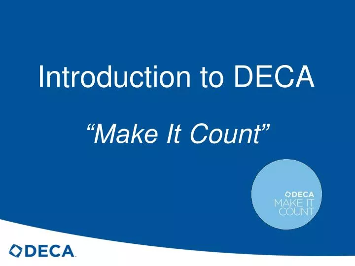 introduction to deca