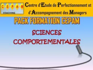 pack formation cepam sciences comportementales
