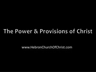 www.HebronChurchOfChrist.com