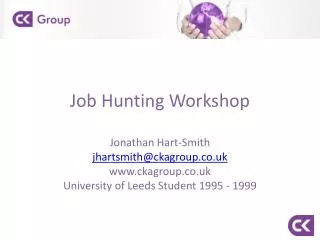 Job Hunting Workshop