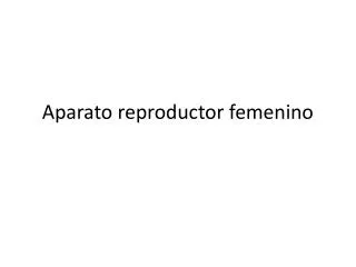 aparato reproductor femenino