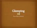 Glamping - slide 1