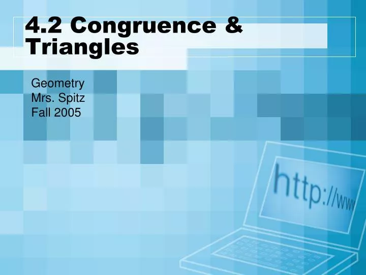 4 2 congruence triangles