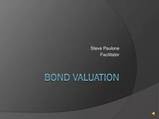 Bond Valuation