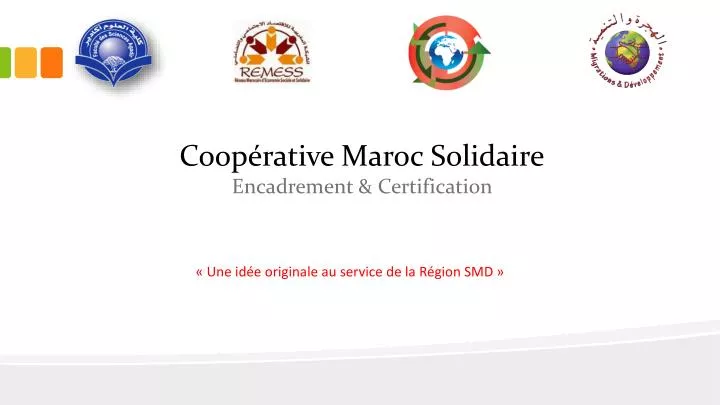 coop rative maroc solidaire encadrement certification