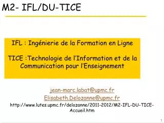 m2 ifl du tice