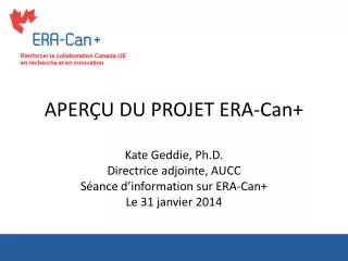 aper u du projet era can