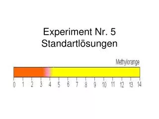 experiment nr 5 standartl sungen