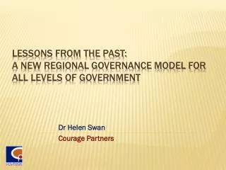 Lessons from the past: a new regional governance model for all levels of government