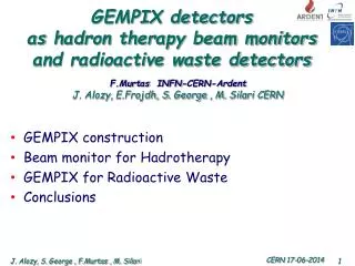 GEMPIX detectors as hadron therapy beam monitors and radioactive waste detectors