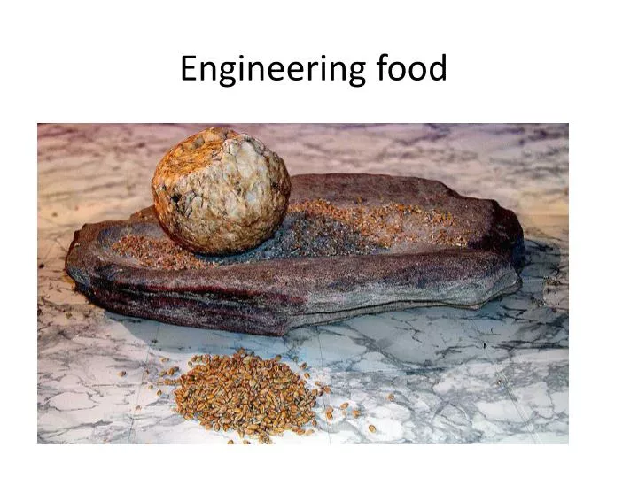 engineering food