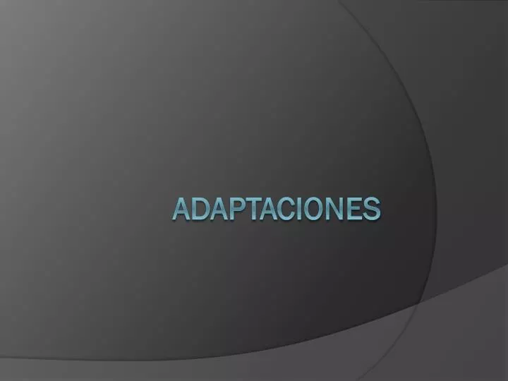 adaptaciones