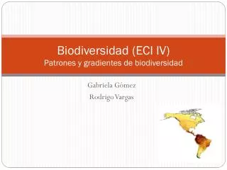 biodiversidad eci iv patrones y gradientes de biodiversidad