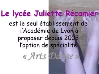 le lyc e juliette r camier