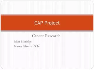 CAP Project