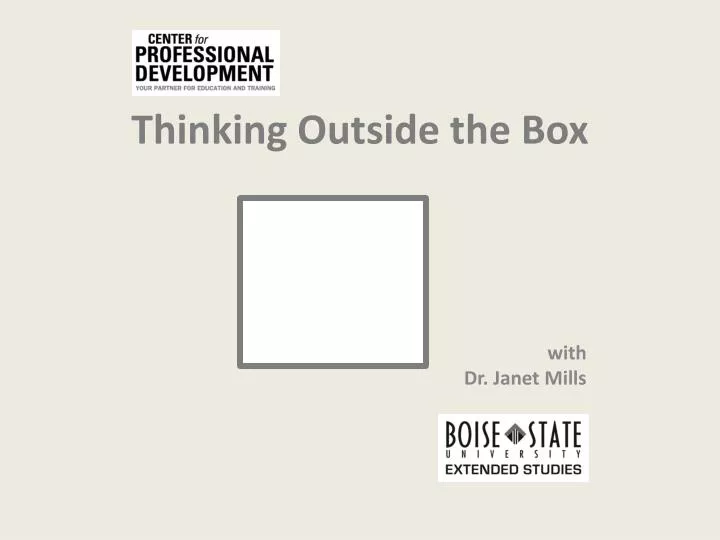 thinking outside the box