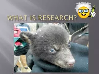 What is RESEARCH?