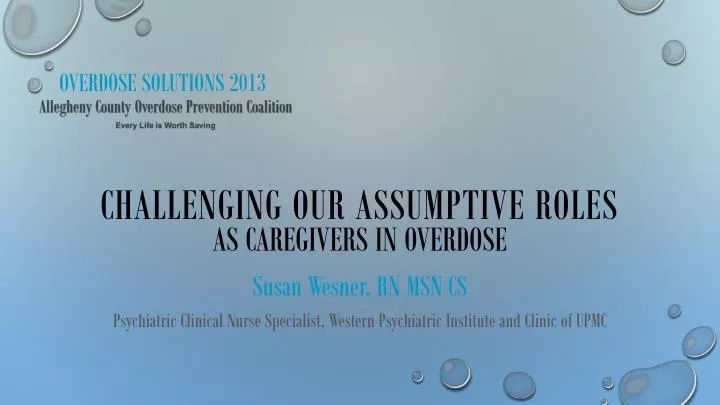 overdose solutions 2013