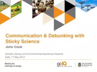 Communication &amp; Debunking with Sticky Science