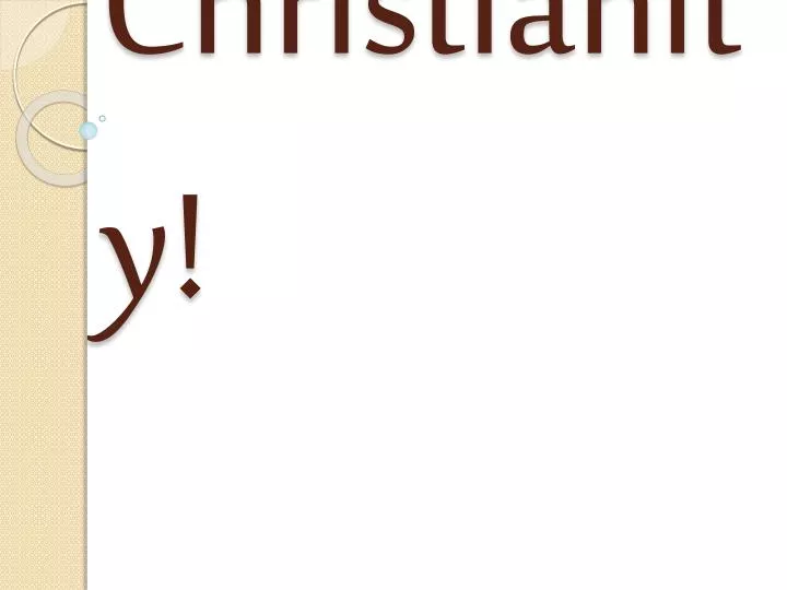 christianity