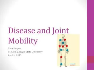 Disease and Joint Mobility