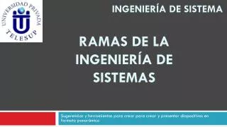 ingenier a de sistema