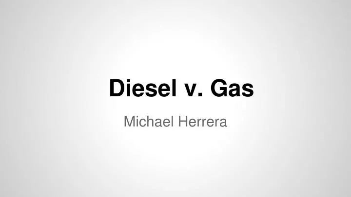 diesel v gas