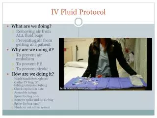 IV Fluid Protocol