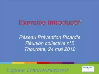 exercice introductif